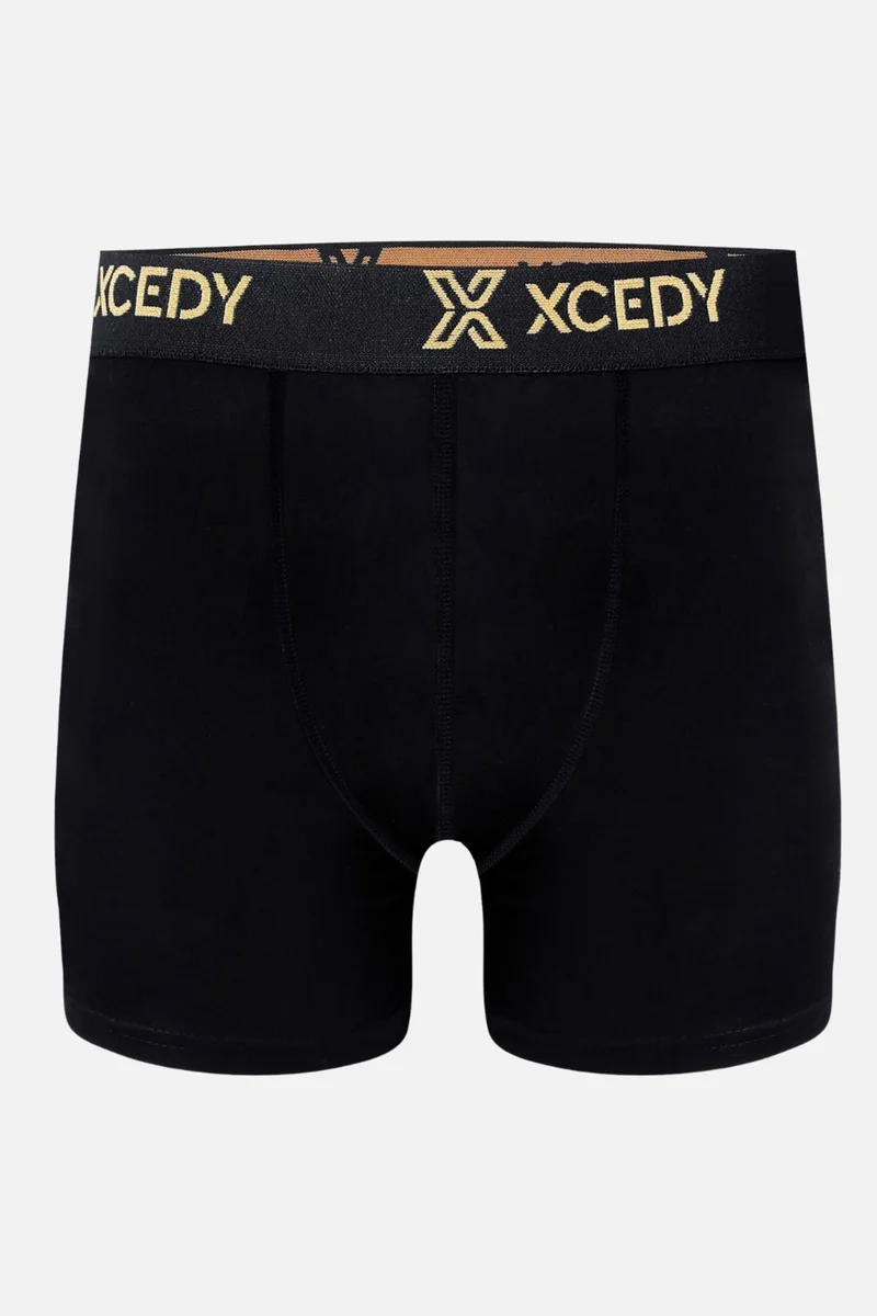 Cedy Denim Cedy Men's Black Boxer 6 Pack Cotton Lycra C4000