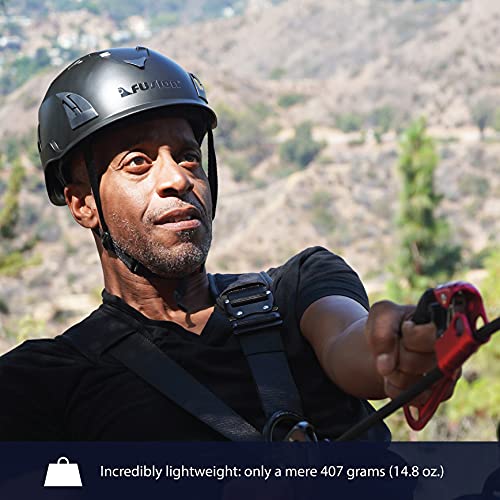 Fusion Climb Meka II Climbing and Zipline Safety Helmet - Black, 6.25-Inch H x 10.3-Inch L x 8.25-Inch W - Image 5