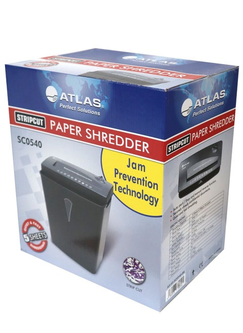 Strip Cut Shredder machine With 5 Sheet Shredding Capapcity