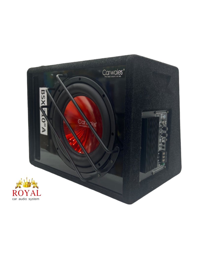 CARWALES 900 Watts 10-inch Carwales Audio Speaker Subwoofer System For The Ultra Clear Sound, Big Bass and Sub-Bass, Big Power Car Subwoofer & Built-in Amplifier (13"x17"x12") (BSX-Z10A) (Black) - Image 5
