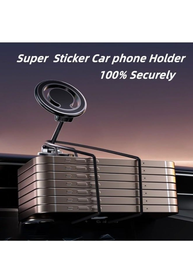 General Magnetic Phone Holder for Car Dashboard for MagSafe Car Phone Holder [360° Adjustable Swivel] Phone Holder is compatible with MagSafe cases and iPhones  - Image 4