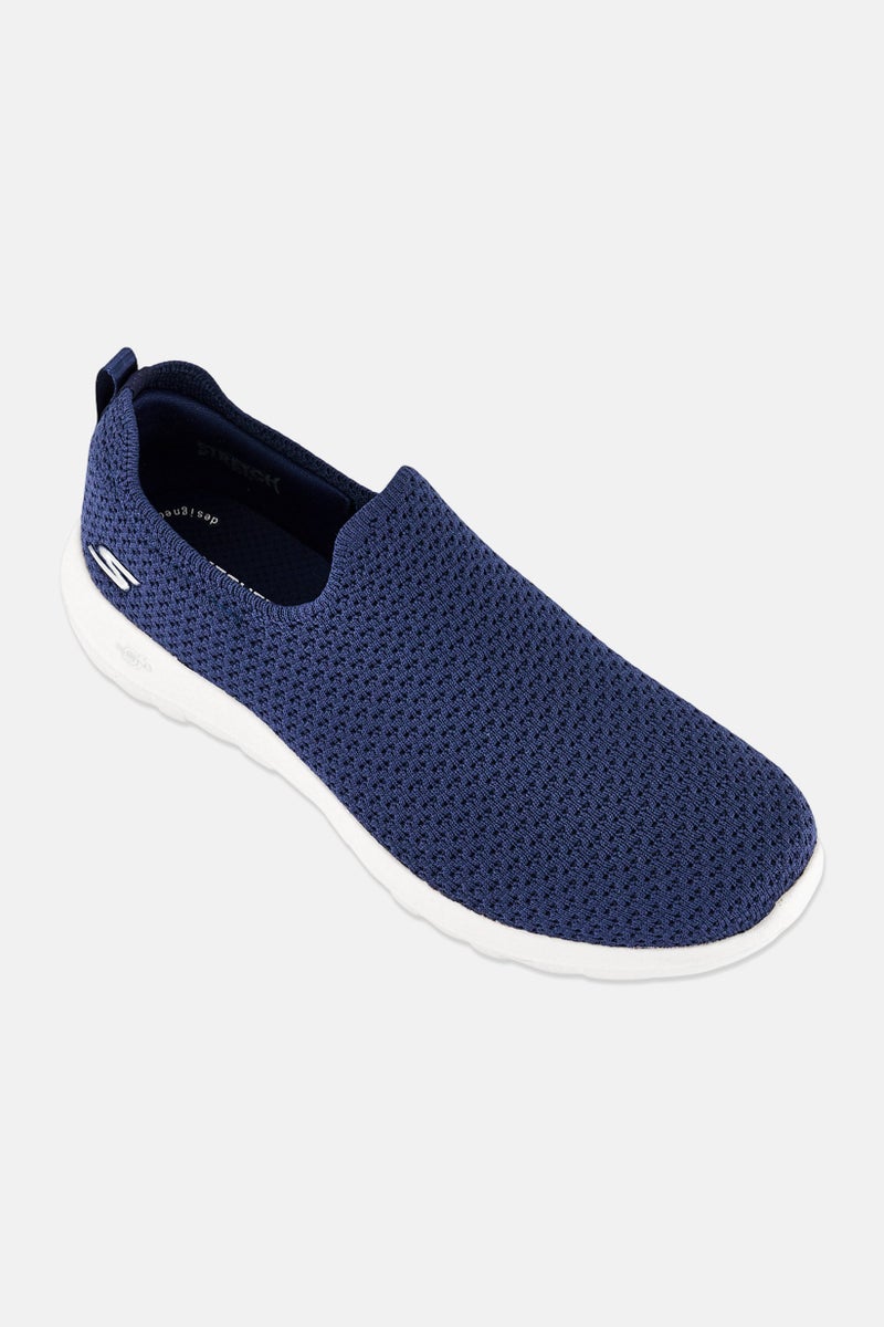 SKECHERS Women Go Walk Joy Slip On Walking Shoes, Navy - Image 1