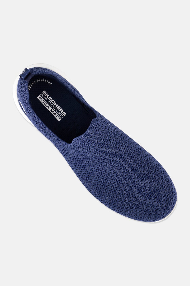 SKECHERS Women Go Walk Joy Slip On Walking Shoes, Navy - Image 3