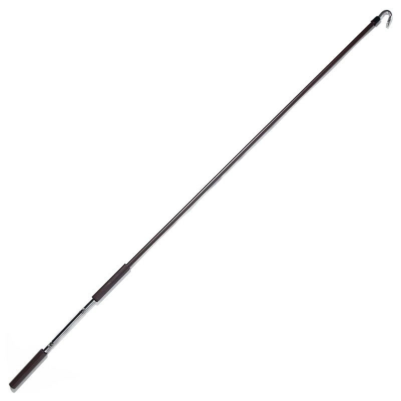 Lihopefe Universal Replacement Metal Crank Wand of Exterior Sun Shades Roller up Blind Brown