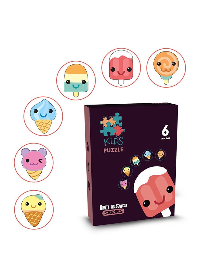 Little Story لعبة الألغاز التعليمية والممتعة 6 في 1 - آيس كريم - Image 3