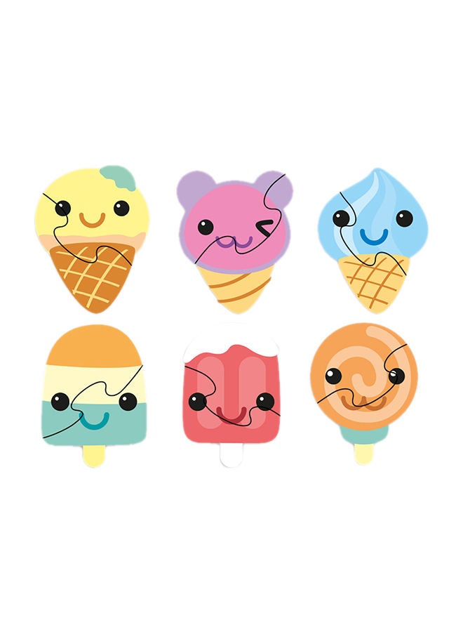 Little Story لعبة الألغاز التعليمية والممتعة 6 في 1 - آيس كريم - Image 1