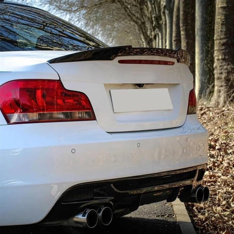 Yurefax Gloss Black Rear Trunk Spoiler for BMW 1 Series - Image 2