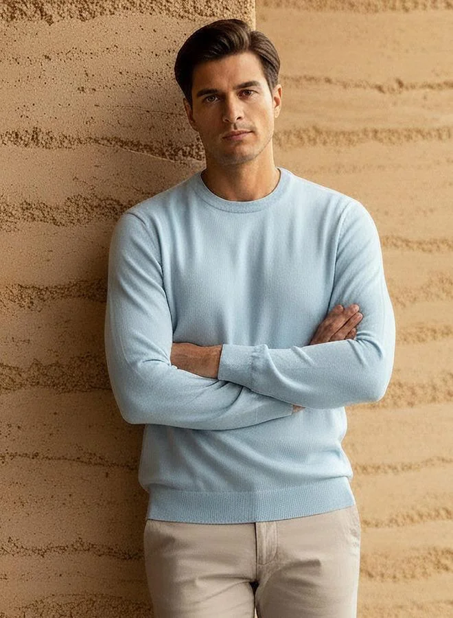 Splash FAV Men Crew Neck Textured Sweater