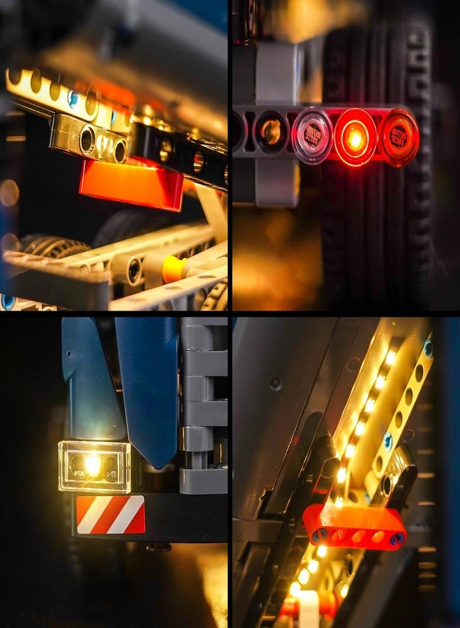 إضاءة LED من بريك بلينج فقط، متوافقة مع شاحنة قلابة ليجو تكنيك، متوافقة مع ليجو 42203، لا تأتي مع الشاحنة - Image 5