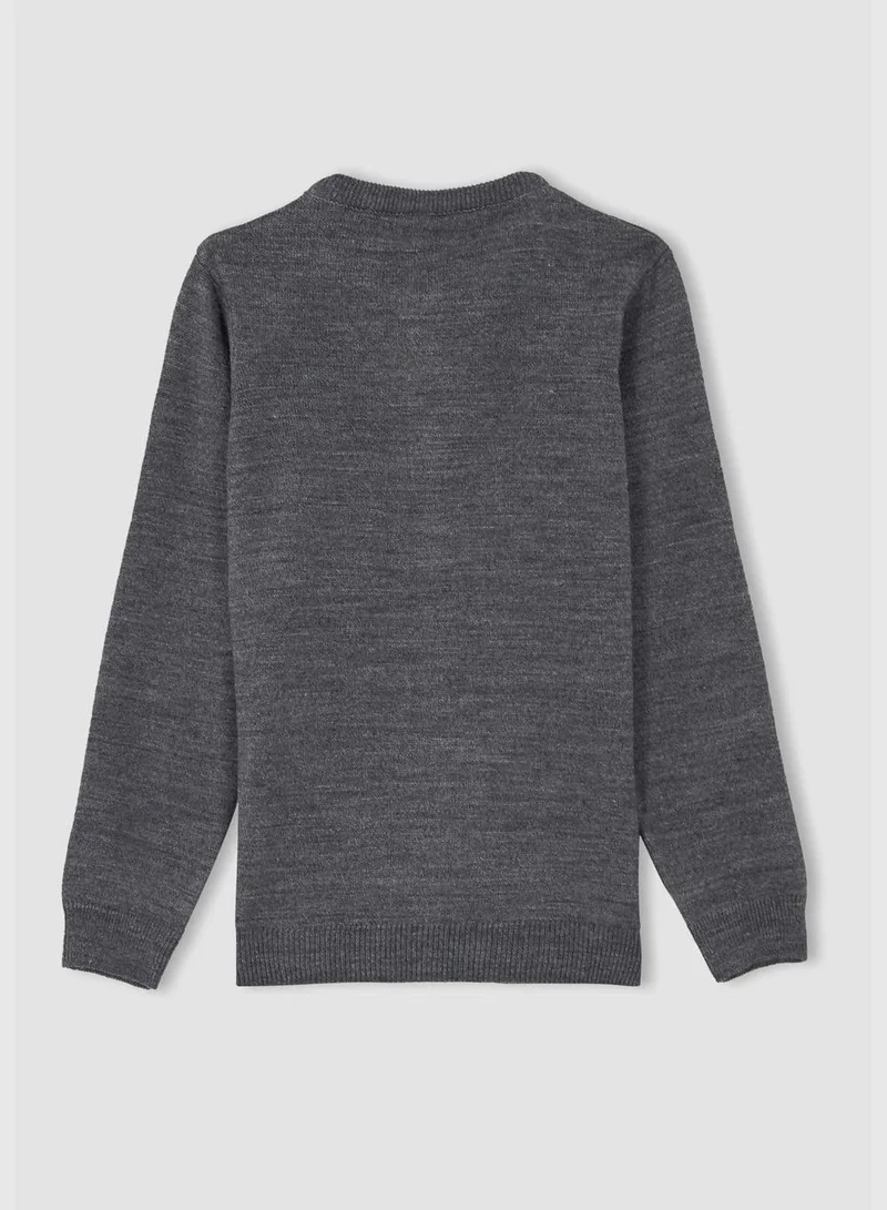 DeFacto Long Sleeve Button Down Cardigan