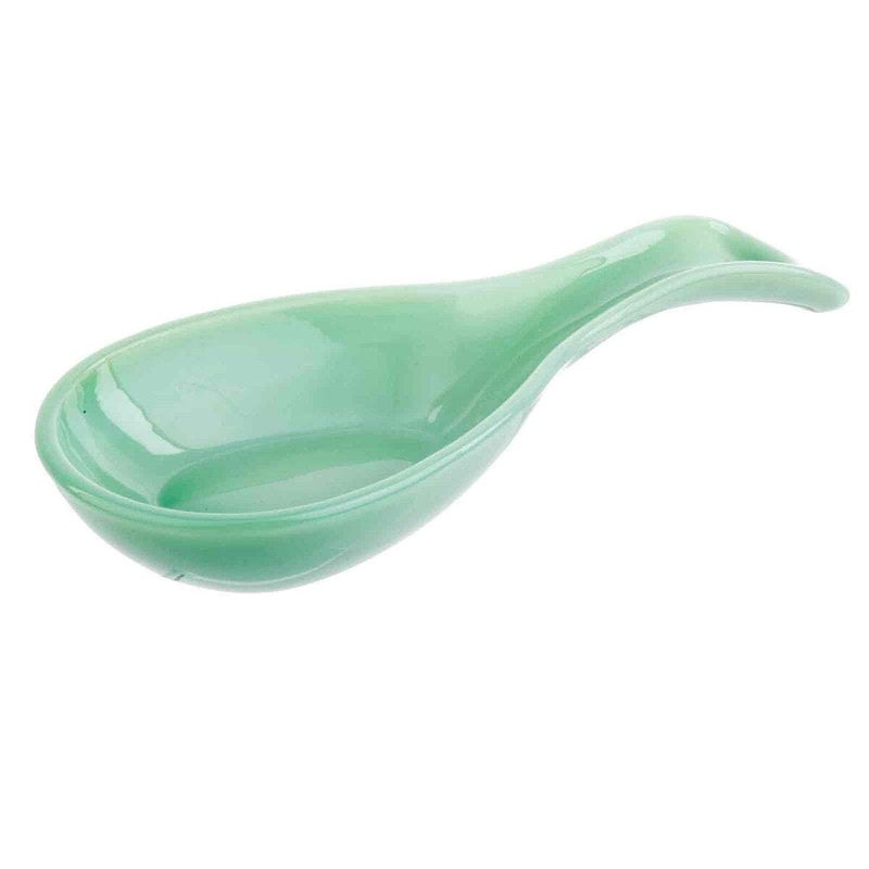 Tablecraft Glass Spoon Rest 8 x 35 x 125 Green