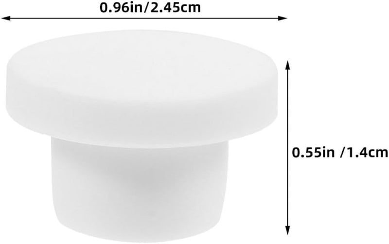 GANAZONO 2pcs Silicone Bathtub Stopper, 16mm Tub Plug with Overflow Drain Cover, Bath Tub Seal for Bathroom Accessories - Image 2