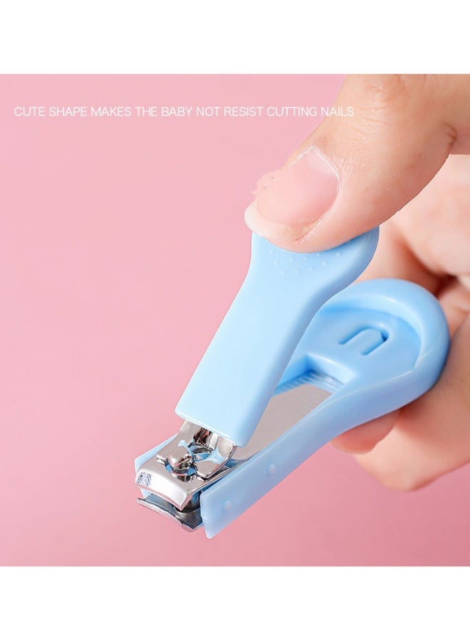 كيو زد مجموعة العناية بالطفل المحمولة من 13 قطعة، مصنوعة من مواد عالية الجودة، مجموعة متعددة الوظائف للعناية بالطفل، مناسبة للخروج والسفر، لون أزرق - Image 3