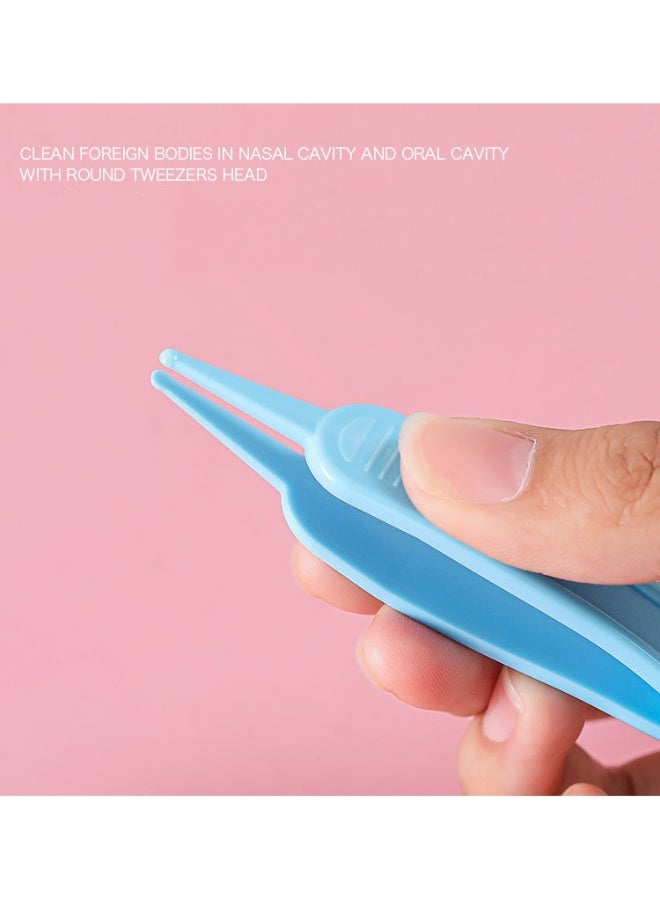 كيو زد مجموعة العناية بالطفل المحمولة من 13 قطعة، مصنوعة من مواد عالية الجودة، مجموعة متعددة الوظائف للعناية بالطفل، مناسبة للخروج والسفر، لون أزرق - Image 5