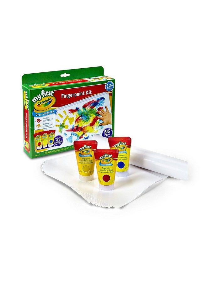 Crayola My First Fingerpaint Kit, Washable Paint, Gifts, Ages 1, 2, 3, 4, 5 - Image 4