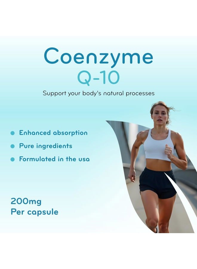 ClearFormulas Pure CoQ10 200mg 200 Capsules - Quick Absorption Non-GMO - Image 4