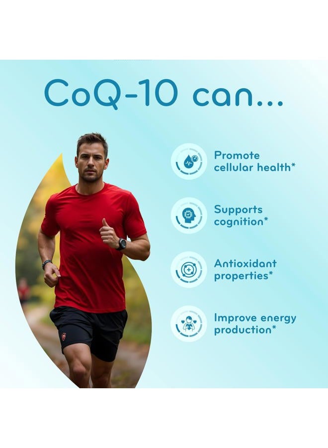 ClearFormulas Pure CoQ10 200mg 200 Capsules - Quick Absorption Non-GMO - Image 3