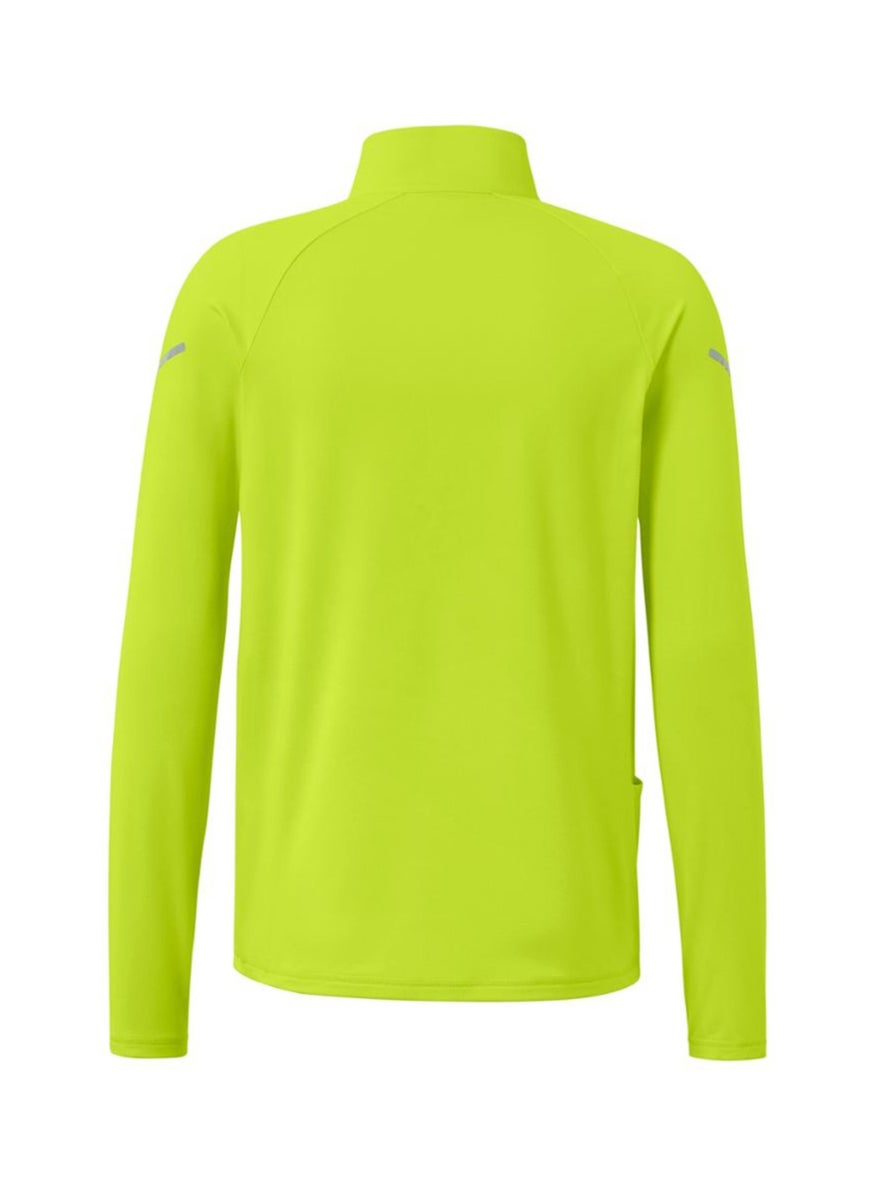 Tchibo Men Sportswear Fit Long Sleeves Training Track Jacket, Lime Green  - Image 3