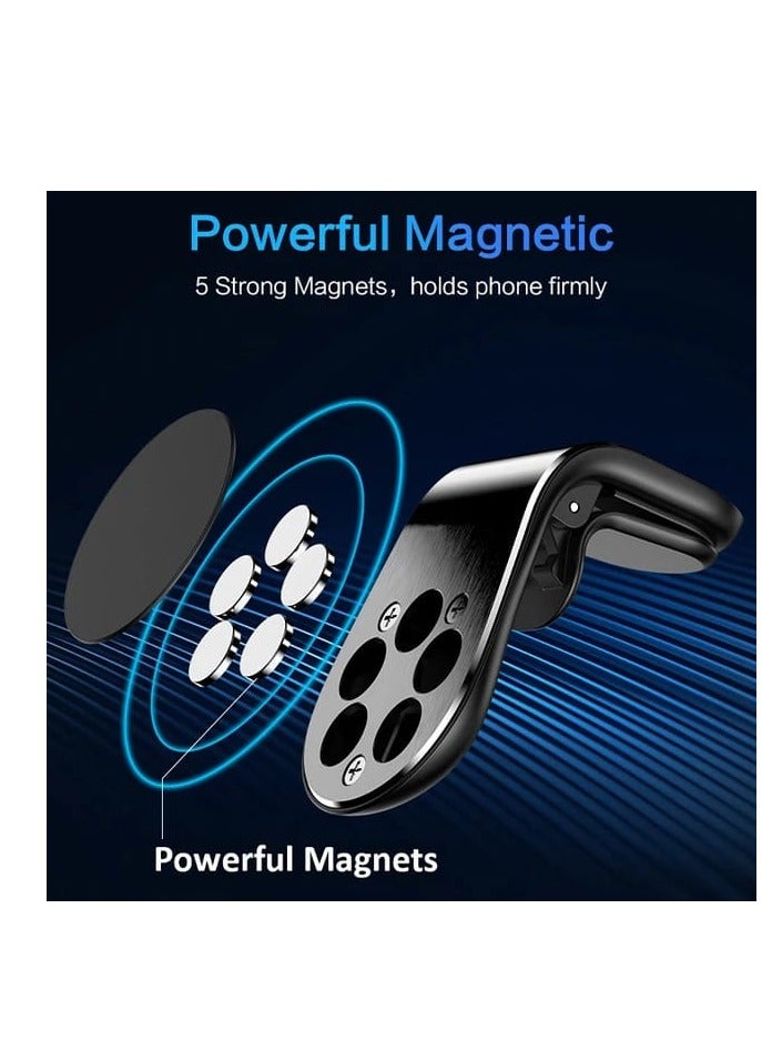 HUAWAY Car phone mount, 360 degree adjustable, air vent rotating magnetic mobile phone holder, suitable for all phones - Image 3