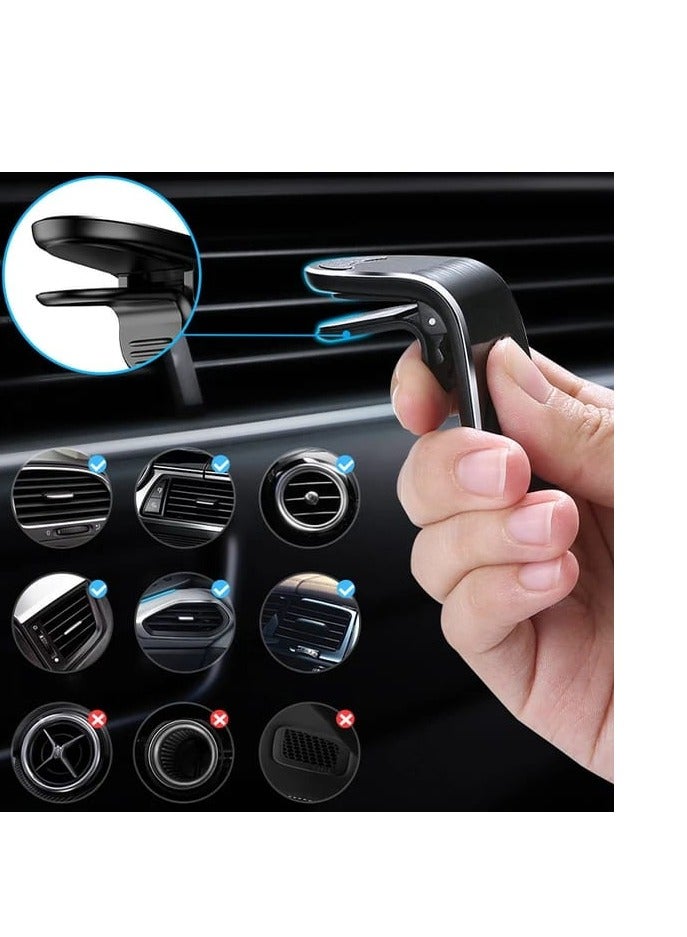 HUAWAY Car phone mount, 360 degree adjustable, air vent rotating magnetic mobile phone holder, suitable for all phones - Image 4