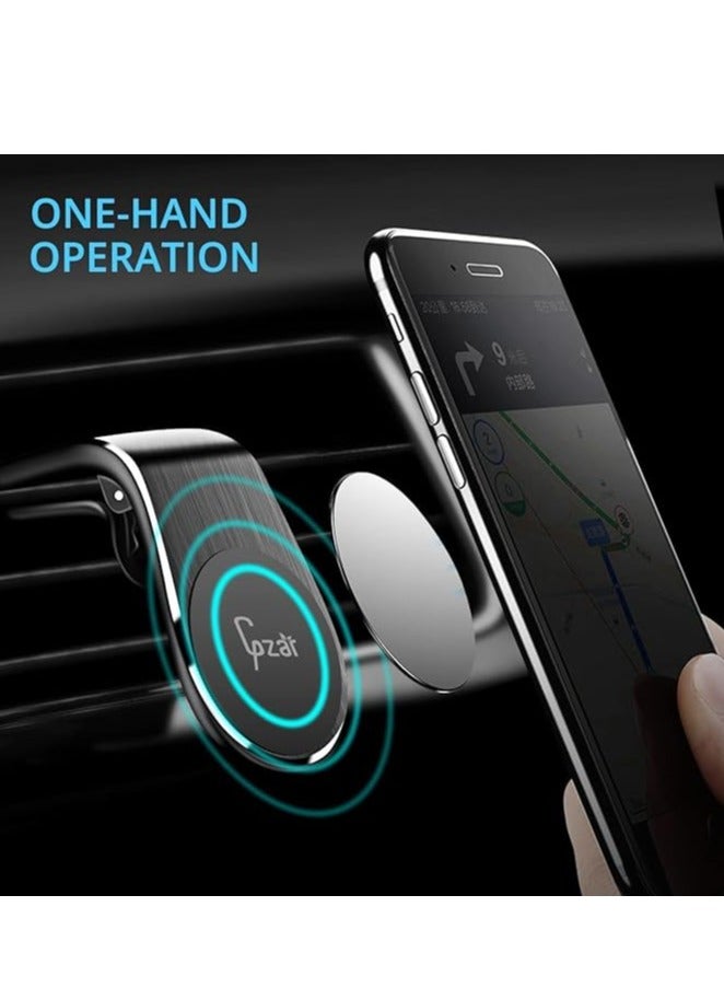 HUAWAY Car phone mount, 360 degree adjustable, air vent rotating magnetic mobile phone holder, suitable for all phones - Image 1
