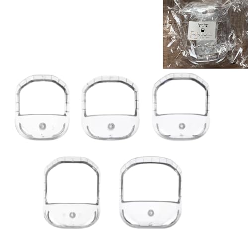 Sasha Square Goatee Beard Shaper Template for Men Goatee Beard Trimming Shaving Kit Saves Time Transparent