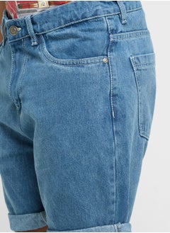 BRAVE SOUL Washed Denim Shorts  - Image 4
