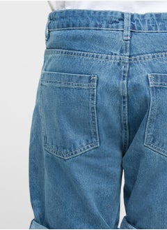 BRAVE SOUL Washed Denim Shorts  - Image 5