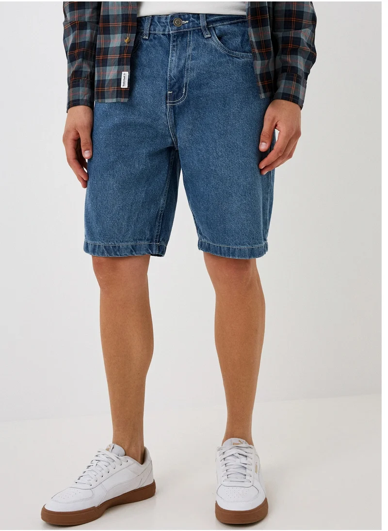 برايف سول Washed Denim Shorts