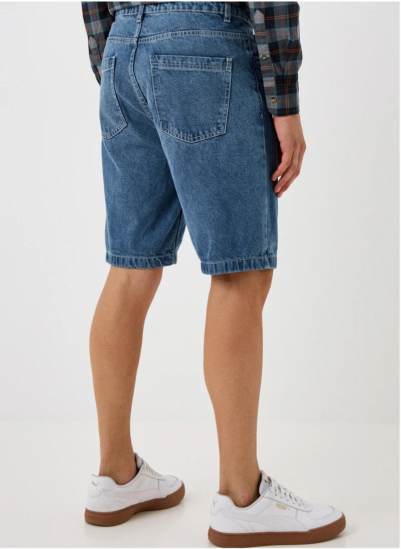برايف سول Washed Denim Shorts
