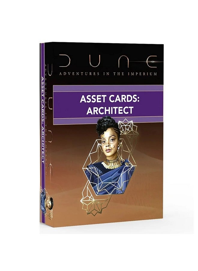 Modiphius Dune: Asset Cards - Architect Expansion Deck - Dune Adventures in The Imperium, 56 Cards RPG Expansion, Accessory Pack, Each Card Details an Individual Asset, Role-Playing Game - Image 1