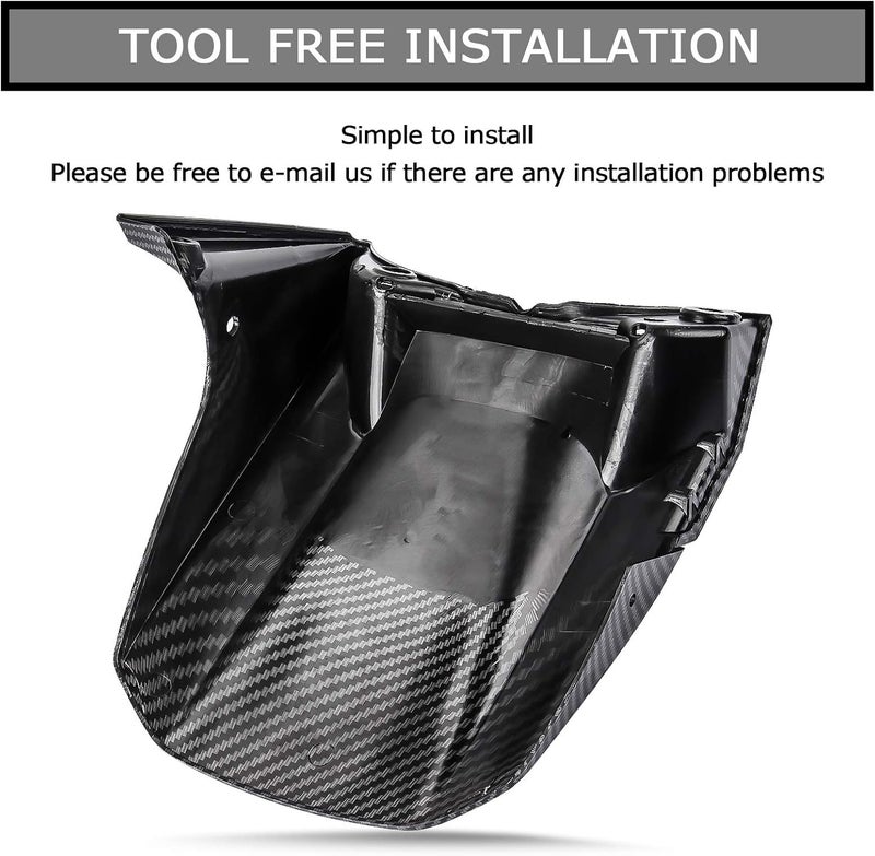 psler Rear Mudguard Tire Hugger For YZF 1000 R1 2004-2006(Carbon) - Image 5