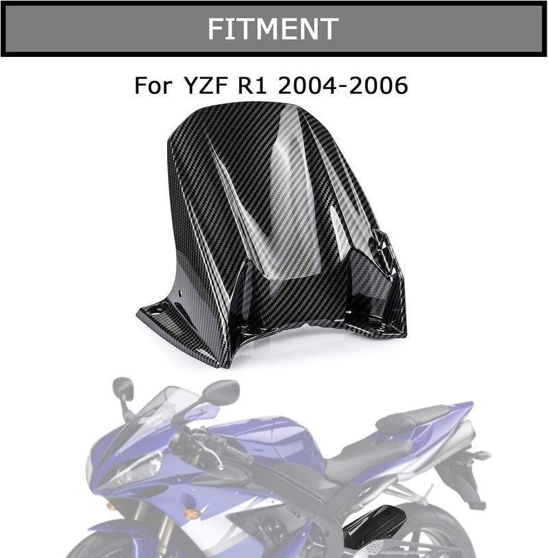 psler Rear Mudguard Tire Hugger For YZF 1000 R1 2004-2006(Carbon) - Image 2
