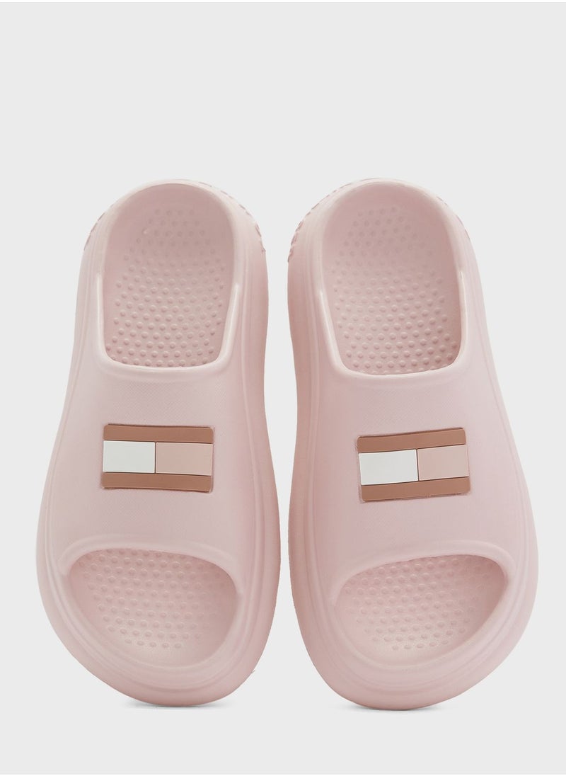 TOMMY HILFIGER - Youth Slip On Slyde - Image 1