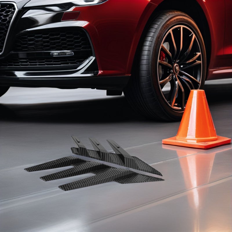 🚗 قطع جان ة سوداء لزينة نافذة سيارة خلفية جناح خلفي خارجي عام - Image 3