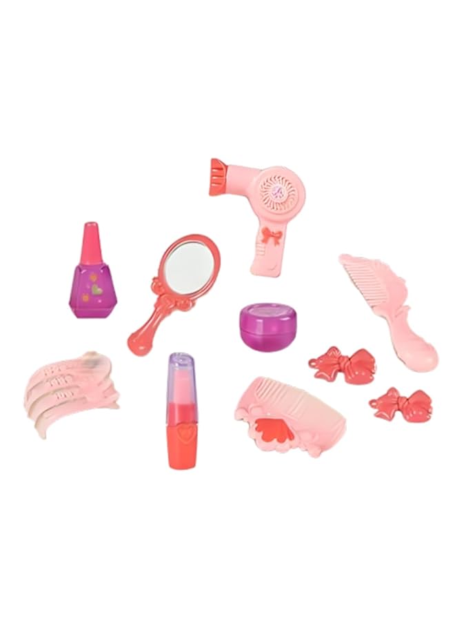 IToys Randbang Girls' Toy Basket With Accessories 18 X 18 X 8 Cm Coral - Image 1