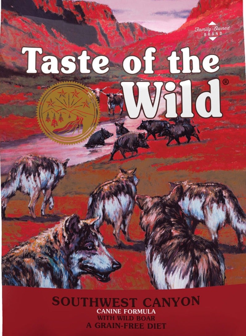 Taste of the Wild South West Canyon Canine Recipe with Wild Boar 12.2 kg - Image 1