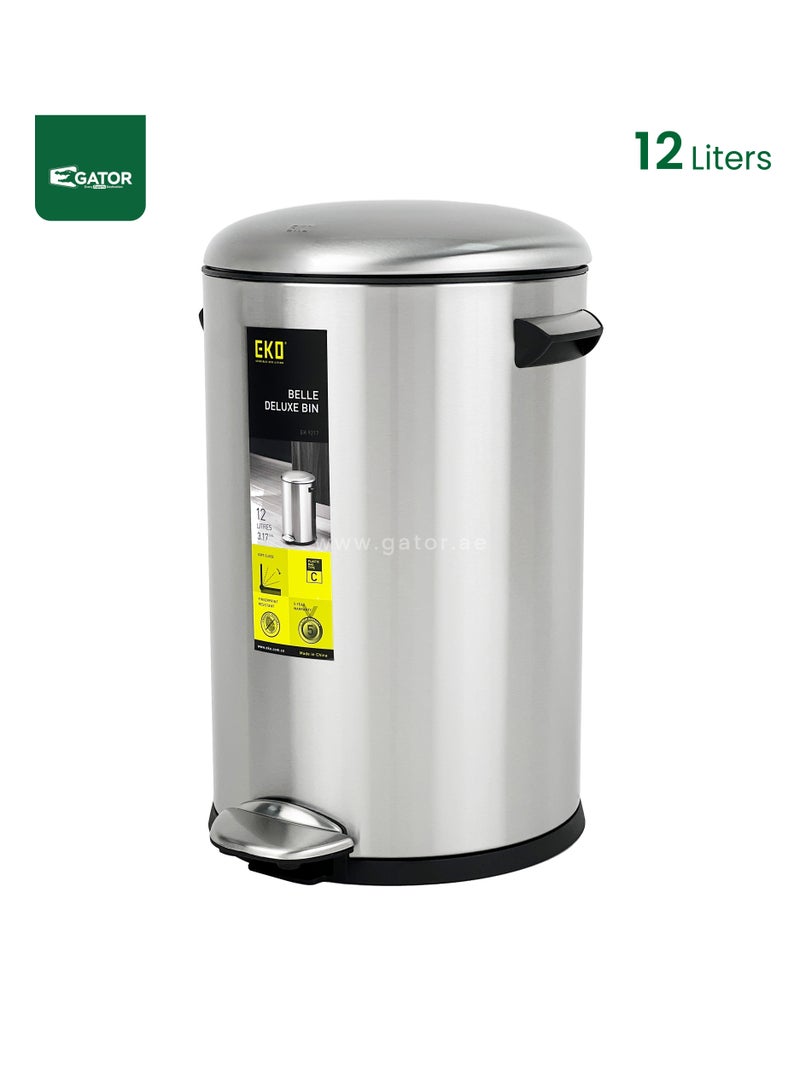 EKO EKO Stainless Steel Heavy Duty Brushed Fingerprint Proof 12L - Image 1