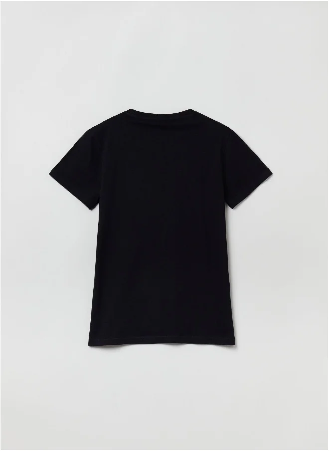 او في اس OVS Star Wars Print Cotton T-Shirt