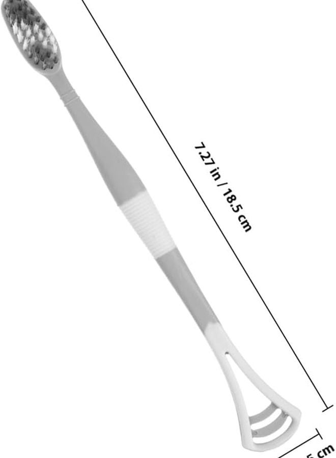 VALICLUD 8pcs Silicone Toothbrush Soft Bristles Tongue Scraper Dual Head Oral Care Kit for Adults Gentle Gum Protection - Image 3