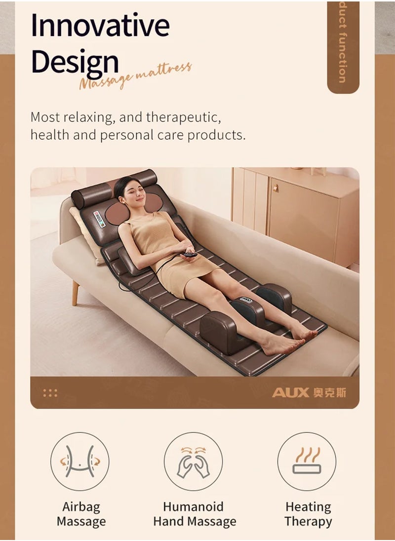 ETG - Multifunctional Home Massage Mattress Cervical Spine Waist Back Massager Body Electric Massage Pad Cushion Heating Cushion - Image 1