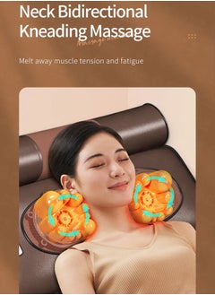 ETG Multifunctional Home Massage Mattress Cervical Spine Waist Back Massager Body Electric Massage Pad Cushion Heating Cushion  - Image 5