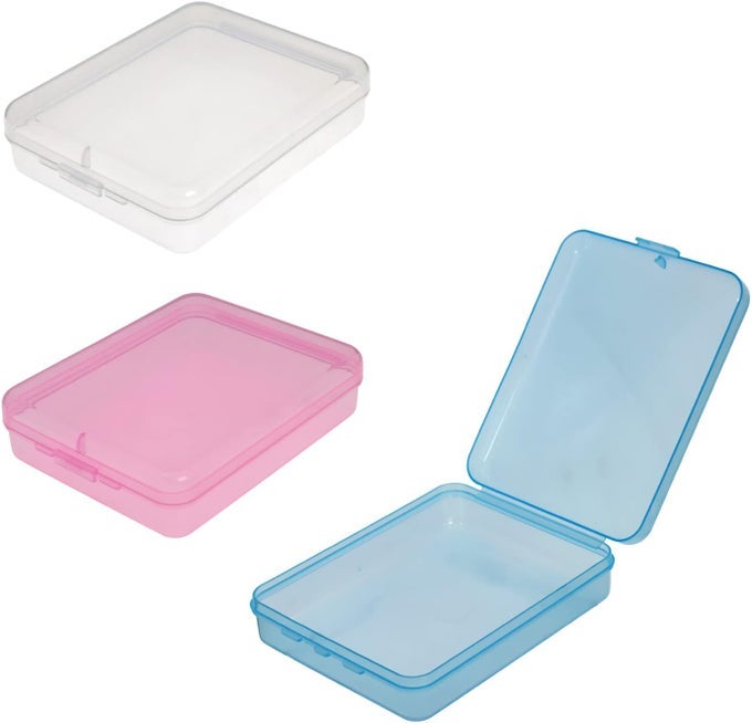 3PCS PORTABLE TRAVEL COTTON PAD HOLDER COTTON SWAB BOX DISPENSER SMALL COSMETIC PAD CONTAINER DENTAL FLOSS BOX COSMETIC SPONGE STORAGE BOX WITH TRANSPARENT LID CASE