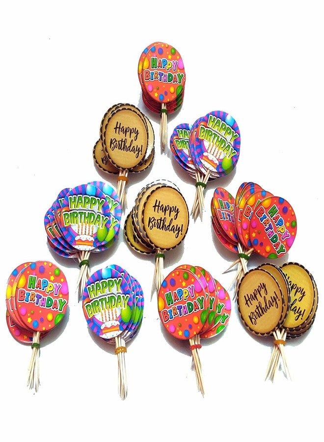 RDH INC. Cake Toppers - Happy Birthday Paper Tag (200) - Image 2