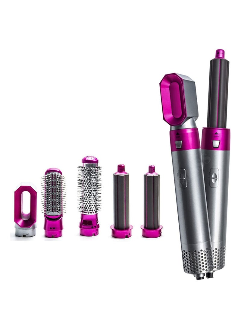 5 in 1 Hair Dryer Brush with Hair Volumizer,Hot Air Brush,Scalp Massager,Curler and Straightener for Women Hair Styling - Image 1