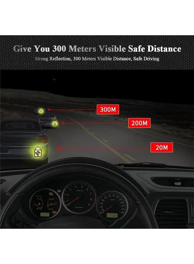 ملصقات "طفل في السيارة" للسيارات - عبوة من قطعتين، ملصقات فينيل عاكسة عالية الكثافة ومقاومة للماء، علامات أمان للسيارة للنوافذ الخلفية والجانبية والمصدات. - Image 5