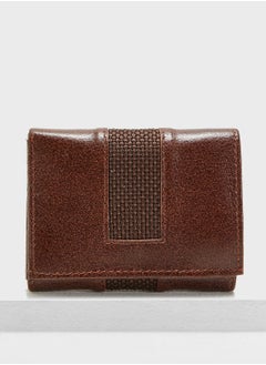 Robert Wood Leather Tri-Fold Wallet  - Image 2