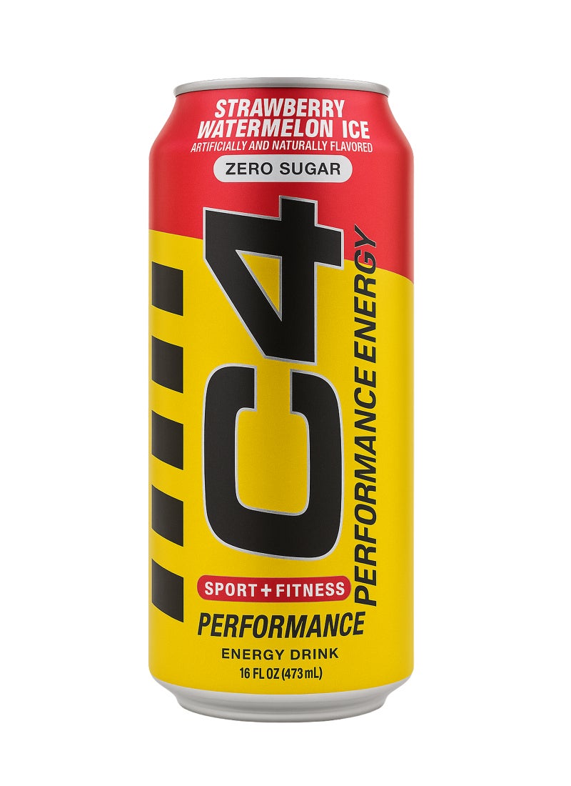 C4 مشروب الطاقة بنكهة الفراولة والبطيخ المثلج - Image 1