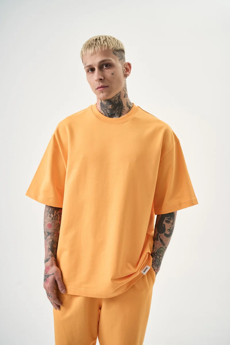 RESPIRE Men's Basic T-Shirt, Orange
