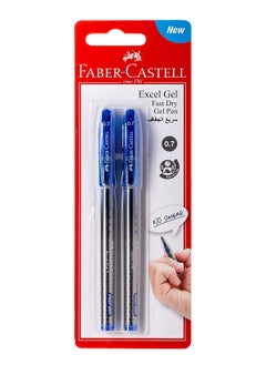 2-Piece Excel Gel Pen Blue Ink